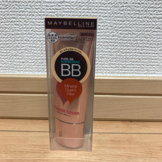 MAYBELLINE(メイベリン)のメイベリン ピュアミネラル BB SP カバー 01 ベージュ30ml コスメ/美容のベースメイク/化粧品(化粧下地)の商品写真