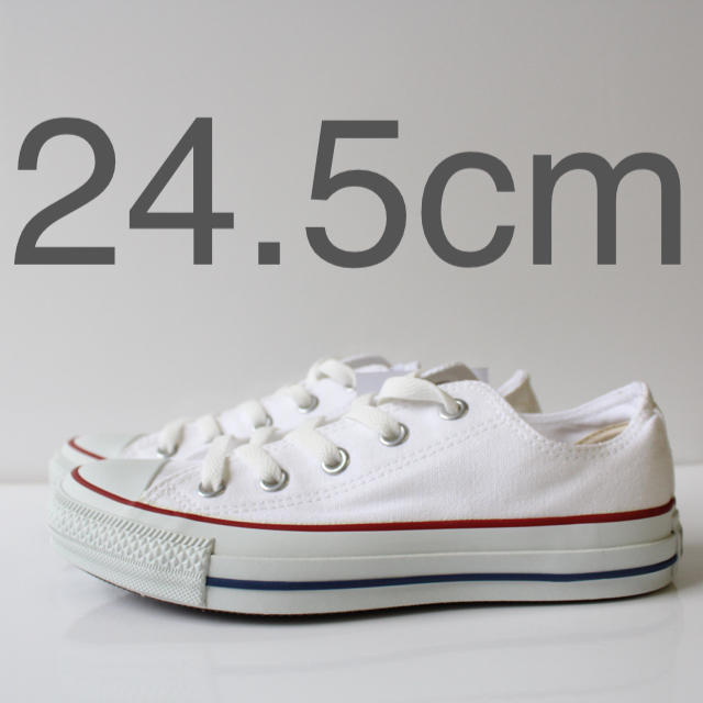 コンバースオールスターOX／WHITE ／24.5