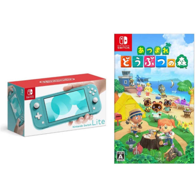 Nintendo Switch(ニンテンドースイッチ)の新品★任天堂 Switch Lite本体＆あつまれどうぶつの森 エンタメ/ホビーのゲームソフト/ゲーム機本体(携帯用ゲーム機本体)の商品写真