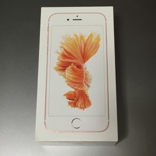 アップル(Apple)の箱 イヤホン コンセント iPhone 6s Rose SIMフリー(バッテリー/充電器)