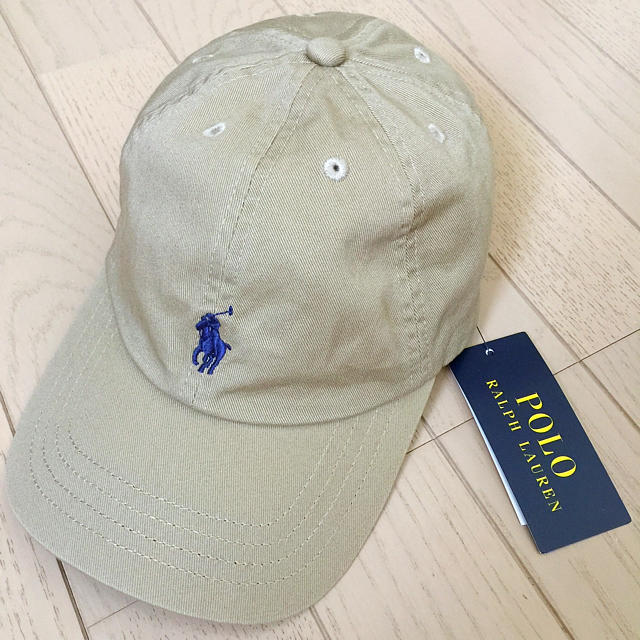 POLO RALPH LAUREN(ポロラルフローレン)の【未使用・タグ付き】POLO RALPH LAUREN  キャップ ベージュ レディースの帽子(キャップ)の商品写真