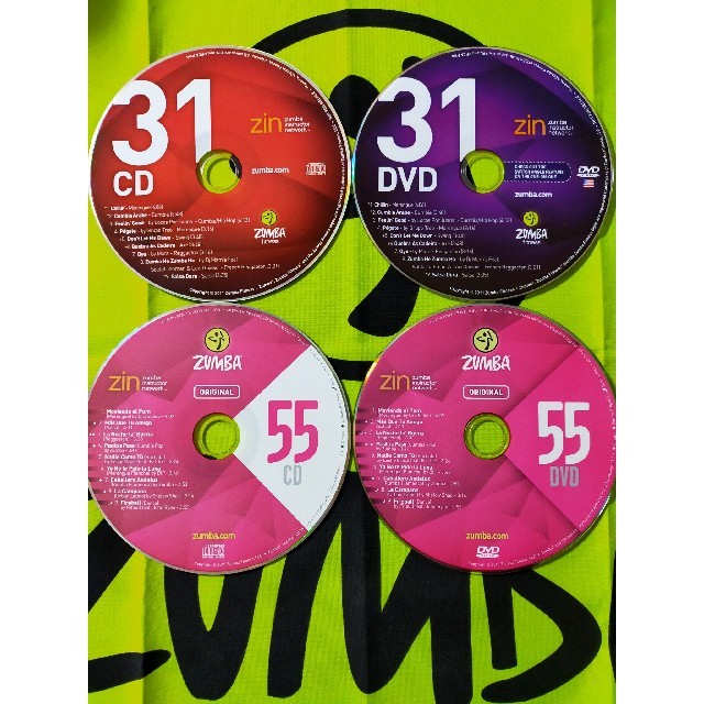 ココアラムさま専用　ZUMBA　ズンバ　ZIN31　ZIN55　CD　DVD