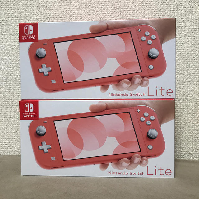 卸し売り購入 Nintendo Switch - Switch Lite コーラル ピンク 印無し