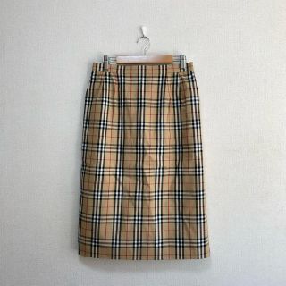 バーバリー(BURBERRY)のBurberry's ノバチェック スカート 13 ロング バーバリーズ 総柄(ロングスカート)