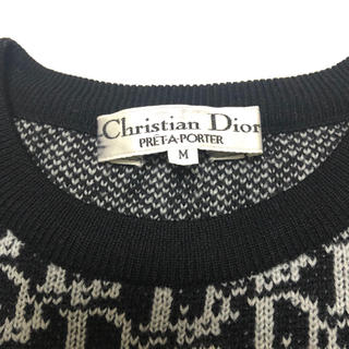 Christian Dior / トロッター柄　ニットトップス