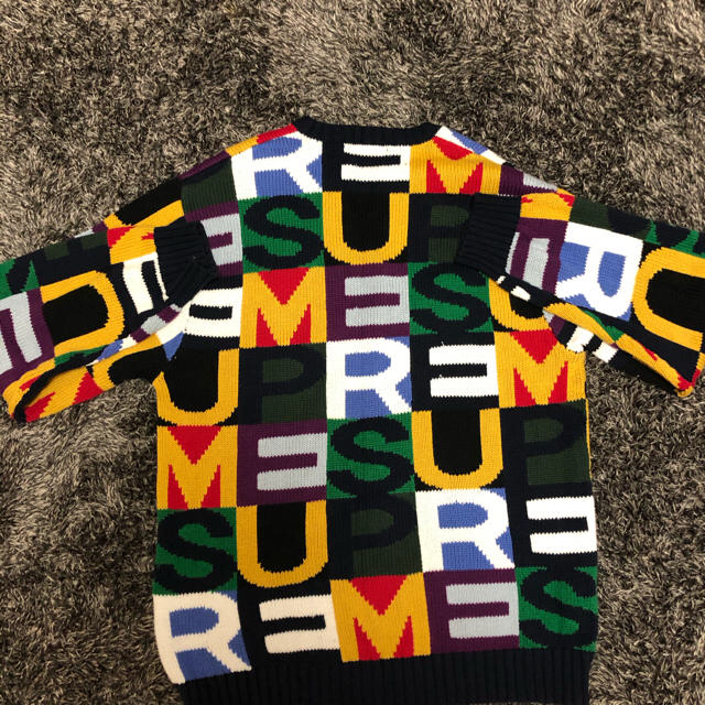 セーターsupreme セーター　ビックレター