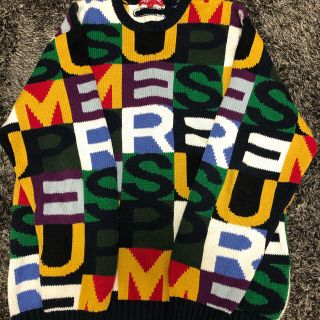 シュプリーム(Supreme)のsupreme セーター　ビックレター(ニット/セーター)