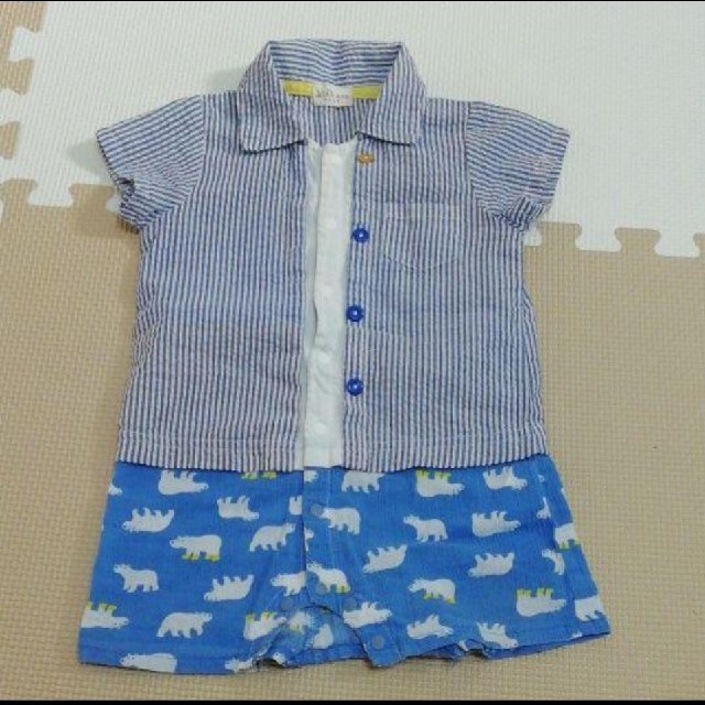 kid’s zoo(キッズズー)の半袖ロンパース　70 キッズ/ベビー/マタニティのベビー服(~85cm)(ロンパース)の商品写真