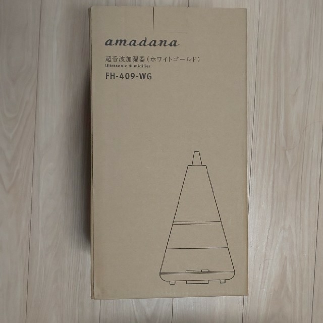 amadana(アマダナ)のFH-409-WG スマホ/家電/カメラの冷暖房/空調(その他)の商品写真