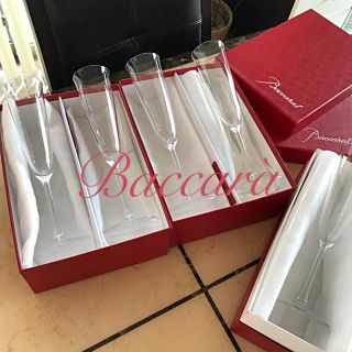 Baccarà バカラ 極美品 5個セット シャンパングラス 正規品 百貨店購入