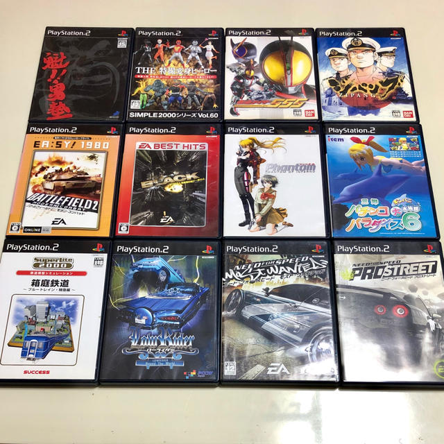 PS2 プレステ2 ゲーム　ソフト　まとめ売り