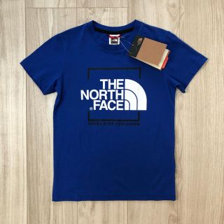 ザノースフェイス(THE NORTH FACE)の【一点のみ】TNF ノースフェイス　キッズ　アウトライン　ロゴT  130cm(Tシャツ/カットソー)