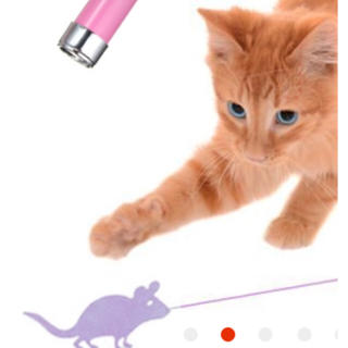 猫の おもちゃ led レーザー マウス(猫)