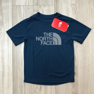 ザノースフェイス(THE NORTH FACE)の【新品】TNF ノースフェイス　キッズ　速乾　ロゴ　Tシャツ　130cm(Tシャツ/カットソー)