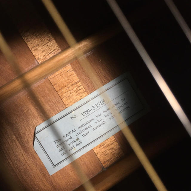 【レア】KAWAI アコースティックギター【ハードケース付き】の通販 by mossu shop｜ラクマ