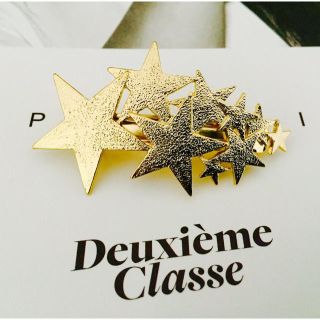 イエナ(IENA)の★新品 DEUXIEME CLASSE ドゥーズィエムクラス星☆スターヘアアクセ(バレッタ/ヘアクリップ)