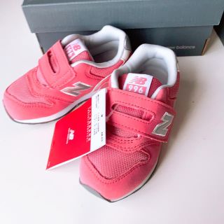 ニューバランス(New Balance)の新品 ニューバランス スニーカー 996 16.5 ピンク キッズ(スニーカー)