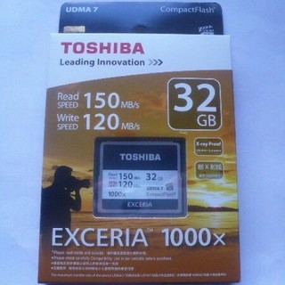 トウシバ(東芝)のTOSHIBA CF コンパクトフラッシュ 32GB UDMA7(デジタル一眼)