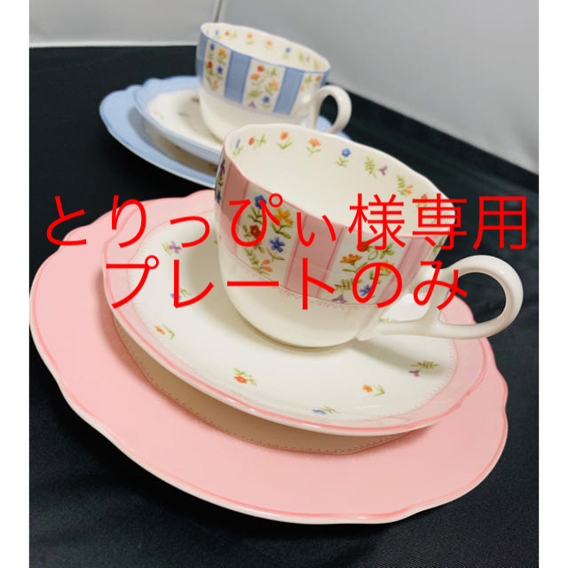 Noritake(ノリタケ)の専用です。ノリタケ トゥルーラブ プレート 2枚 インテリア/住まい/日用品のキッチン/食器(食器)の商品写真