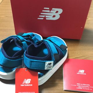 ニューバランス(New Balance)のNB ニューバランス14cm ☺︎サンダル　ネイビー、ブルー(サンダル)