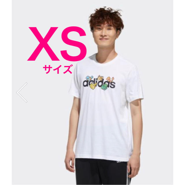 adidas(アディダス)のXSサイズ【新品】ポケモン ピクセル 半袖Tシャツ POKEMON TEE 白 メンズのトップス(Tシャツ/カットソー(半袖/袖なし))の商品写真