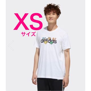 アディダス(adidas)のXSサイズ【新品】ポケモン ピクセル 半袖Tシャツ POKEMON TEE 白(Tシャツ/カットソー(半袖/袖なし))