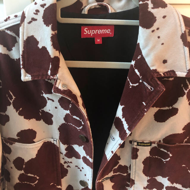 Supreme - supreme velvet chore coat cow Mサイズの通販 by Supreme - supreme velvet chore coat cow Mサイズの通販 by