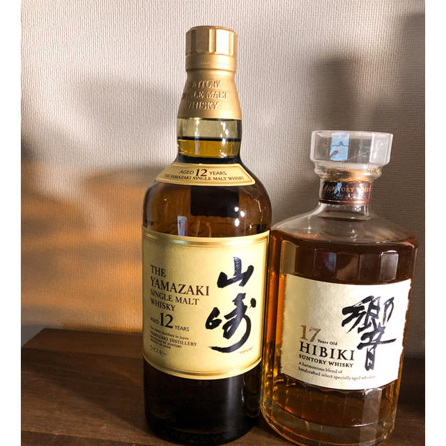 サントリー(サントリー)の☆新品未開封☆送料込☆山崎12年☆響17年 食品/飲料/酒の酒(ウイスキー)の商品写真