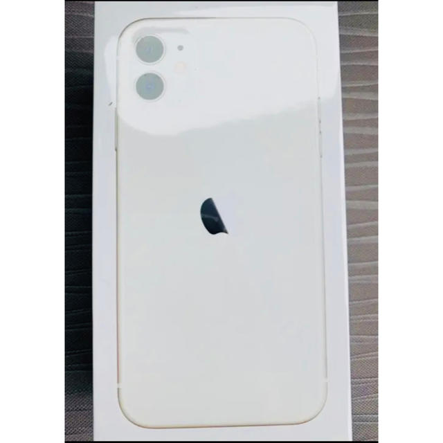 お気に入りの iPhone11 - Apple ホワイト SIMフリー GB 128