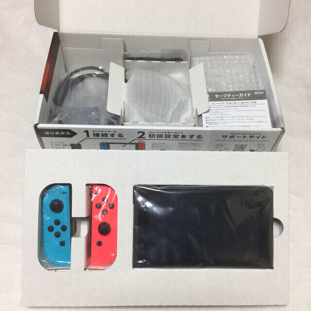 Nintendo Switch ネオンカラー 旧型 美品 キャリングケース付 - 1