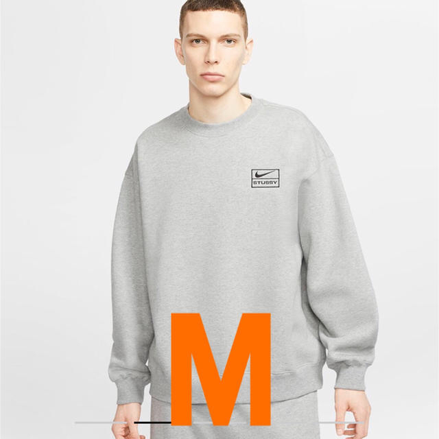 NIKE STUSSY Crewneck トレーナー スウェット コラボ Mトップス