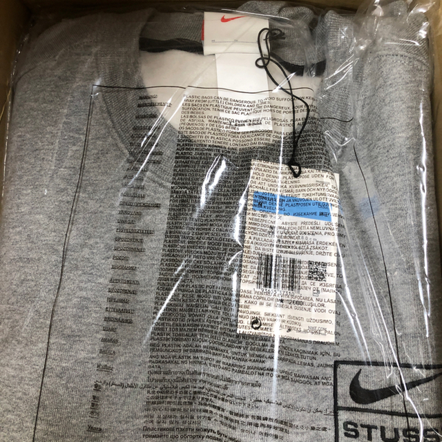 nike stussy コラボ クルートップス M ブルー スウェット+webdev.ilkom