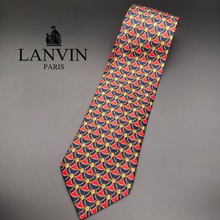 ランバン(LANVIN)のランバン シルクネクタイ☆そう柄 エレガント(ネクタイ)