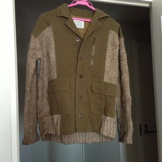 ダブルクローゼット(w closet)のw closet♥異素材ブルゾン(ミリタリージャケット)