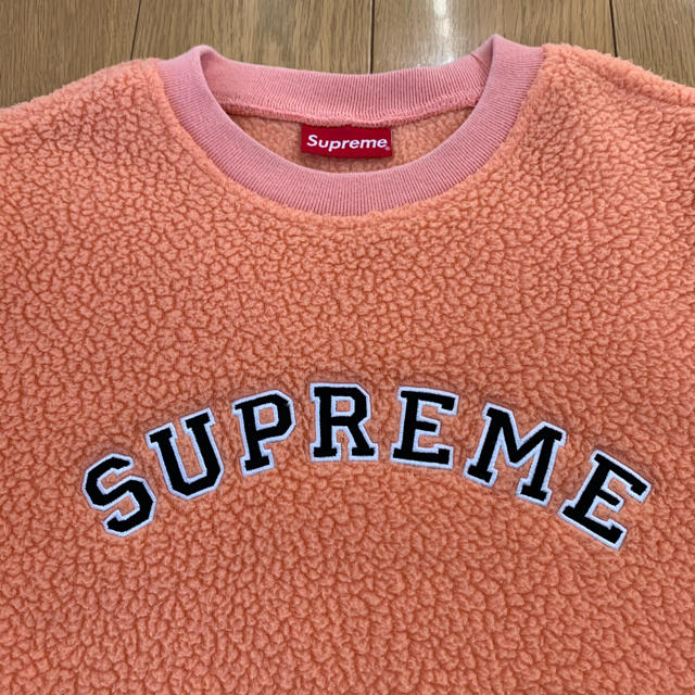 Supreme 17AW Polartec Deep Pile Crewneck