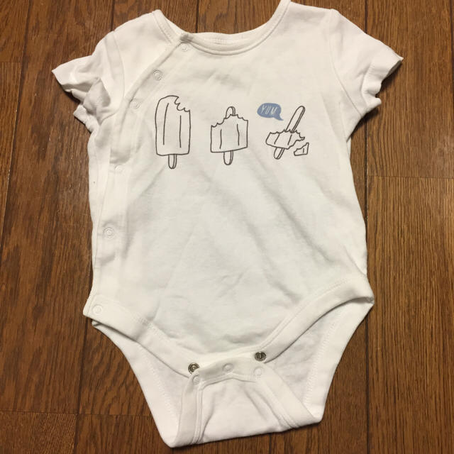 babyGAP(ベビーギャップ)の専用！gap★半袖ロンパース★3M-6M キッズ/ベビー/マタニティのベビー服(~85cm)(ロンパース)の商品写真