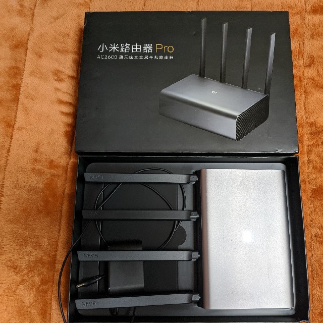 Xiaomi　高性能ルーター　Mi R3P 2600Mbps 4アンテナ付き