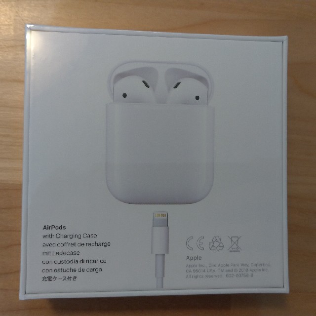 Apple AirPods MV7N2J/A 第2世代 新品 未開封品 - ヘッドフォン/イヤフォン