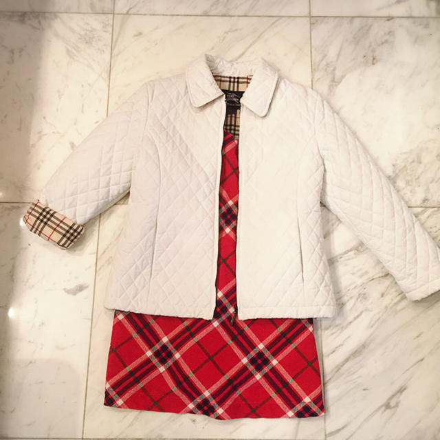 BURBERRY(バーバリー)のバーバリー キルティング ジャケット  キッズ/ベビー/マタニティのキッズ服女の子用(90cm~)(コート)の商品写真