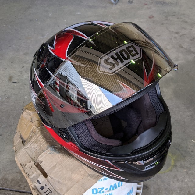 SHOEI ヘルメット XR1100 ミラーシールドの通販 by もぐもぐ's shop 