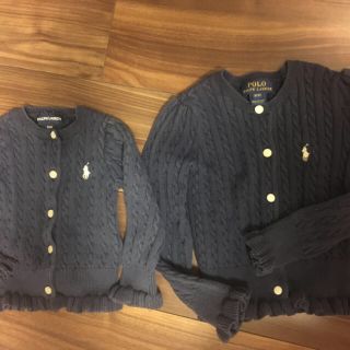 ポロラルフローレン(POLO RALPH LAUREN)のラルフローレン女児カーディガン2枚組　18m.3T(カーディガン)