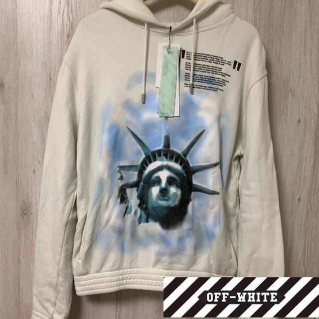 オフホワイト OFF White "リバティ" 自由の女神 パーカー