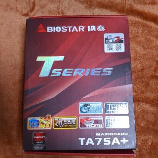 バイオスター　TA75A+  AMD A75 FM1対応マザーボード(PCパーツ)