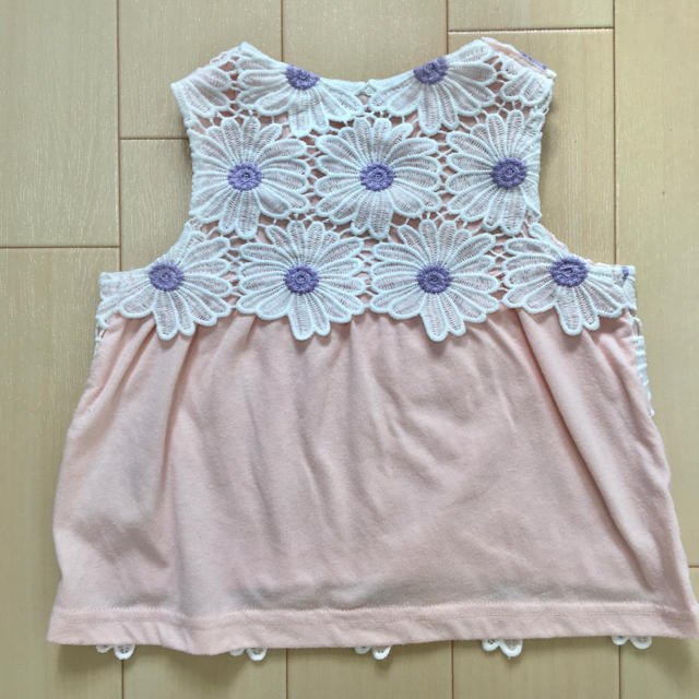 petit main(プティマイン)の女児 トップス サイズ100 キッズ/ベビー/マタニティのキッズ服女の子用(90cm~)(Tシャツ/カットソー)の商品写真