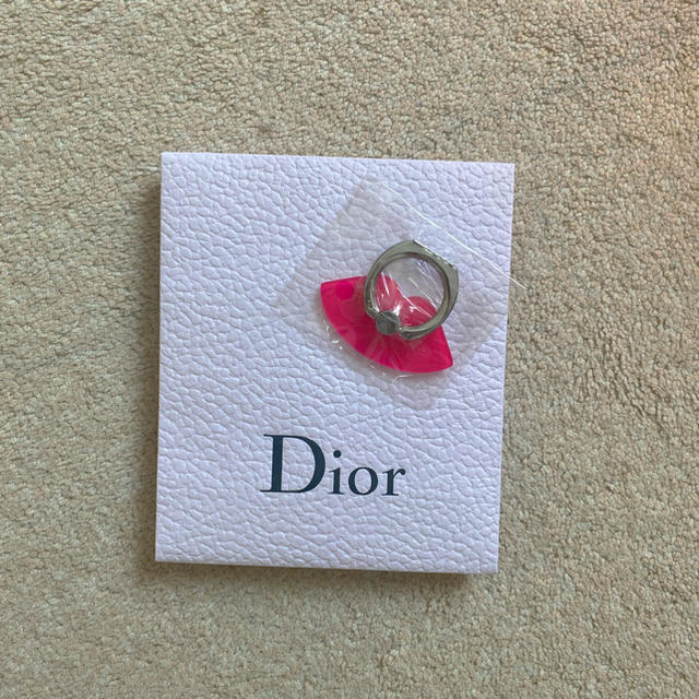 Dior(ディオール)のディオール　スマホリング　ホルダー　ノベルティ　バンガーリング スマホ/家電/カメラのスマホアクセサリー(その他)の商品写真