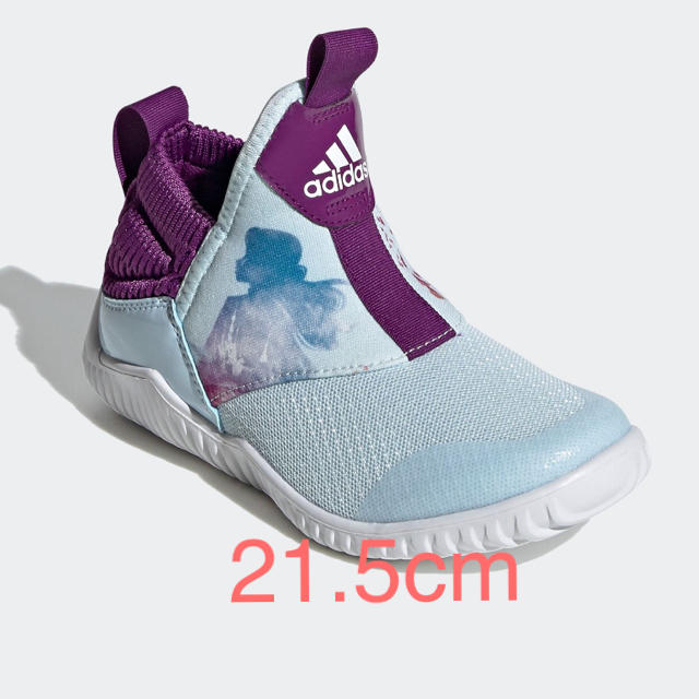 adidas(アディダス)のadidas★アナと雪の女王　キッズスニーカー　21.5cm キッズ/ベビー/マタニティのキッズ靴/シューズ(15cm~)(スニーカー)の商品写真