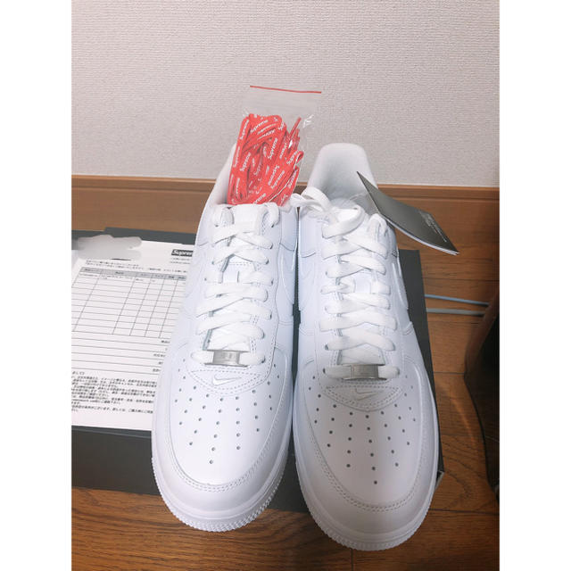 Supreme(シュプリーム)のUS10 28cm supreme nike air force 1 white メンズの靴/シューズ(スニーカー)の商品写真