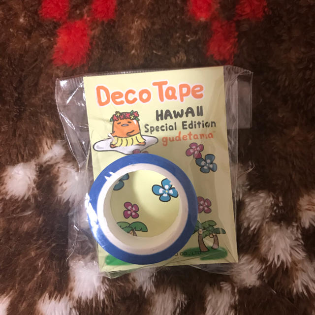 ぐでたま(グデタマ)のハワイ限定❤︎ぐでたまマスキングテープ インテリア/住まい/日用品の文房具(テープ/マスキングテープ)の商品写真