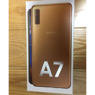 ギャラクシー(Galaxy)の【新品未使用】Galaxy A7(スマートフォン本体)