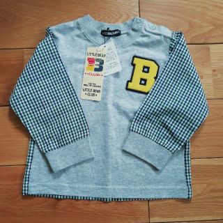 リトルベアークラブ(LITTLE BEAR CLUB)の最終値下　新品　90センチ　春物　ロングTシャツ(Tシャツ/カットソー)